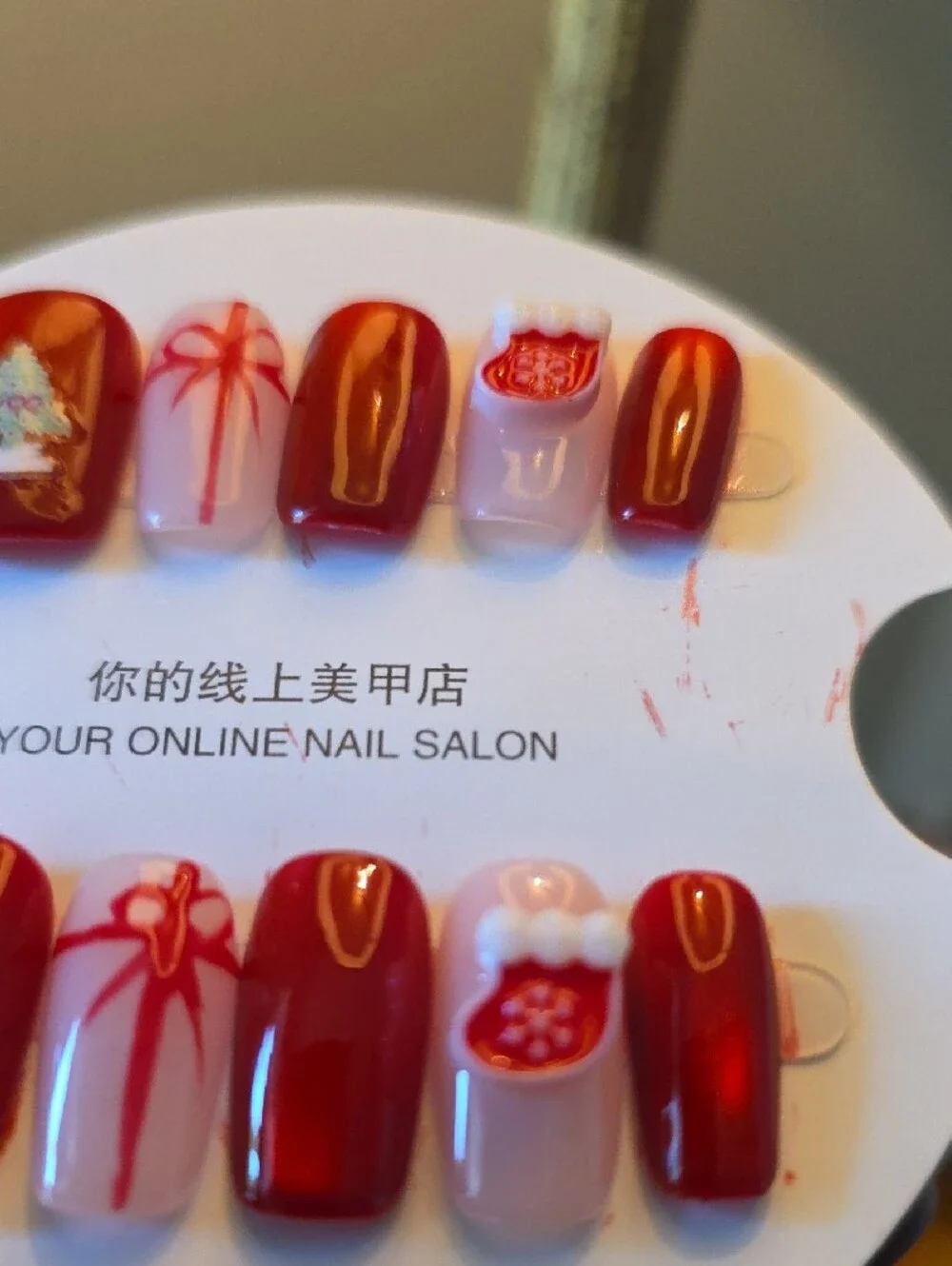 N/A festive red